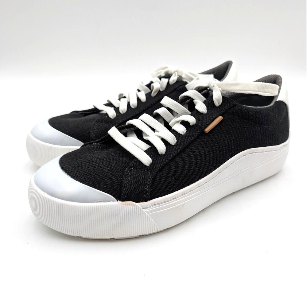 Dr. Scholl's Time Off Lace-Up Sneaker Shoes Women's Black/White Size US10M EU41